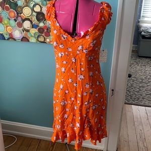 Free People Orange dress Large